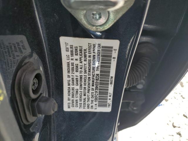 2017 HONDA CIVIC EX 19XFC1F39HE018234