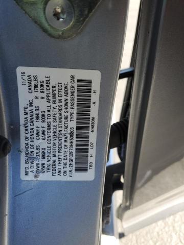 2017 HONDA CIVIC EX 2HGFC2F73HH506805
