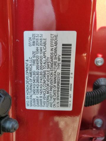 2024 HONDA PASSPORT B 5FNYF8H83RB023152
