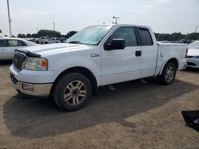 FORD F150 2005 white  gas 1FTRX12575KC38490 photo #1