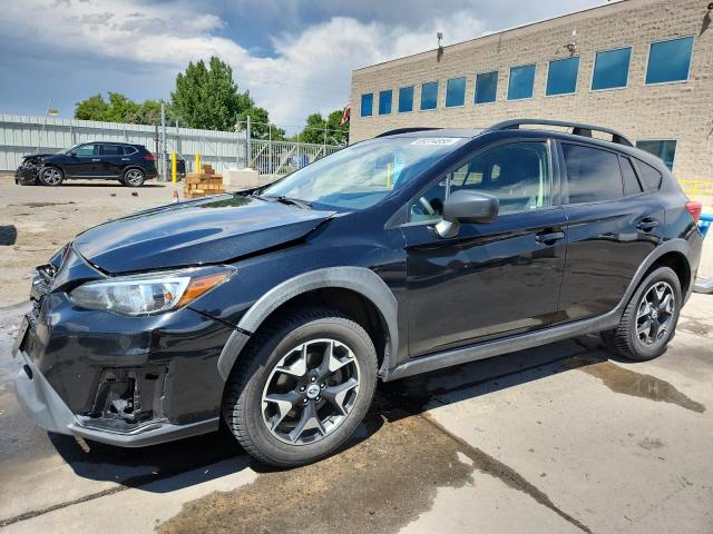 SUBARU CROSSTREK 2018 black  gas JF2GTAAC8J9215807 photo #1