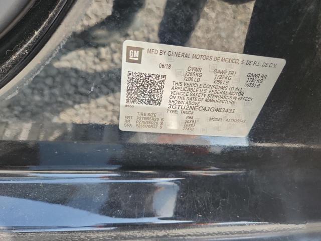 2018 GMC SIERRA K15 3GTU2NEC4JG463431