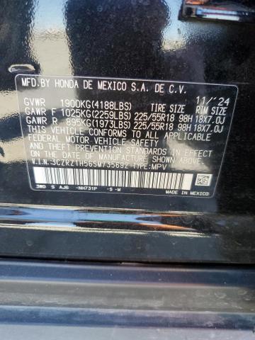 2025 HONDA HR-V SPORT 3CZRZ1H56SM735692