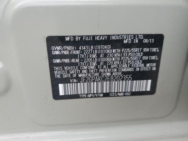 2014 SUBARU XV CROSSTR - JF2GPAKC2E8202355