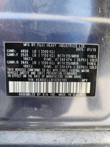 2015 SUBARU OUTBACK 3. - 4S4BSELC4F3293183