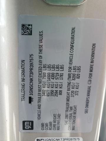 2023 CHEVROLET TAHOE C150 1GNSCNKT3PR397575