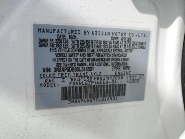 2025 NISSAN KICKS SR 3N8AP6DB9SL318501