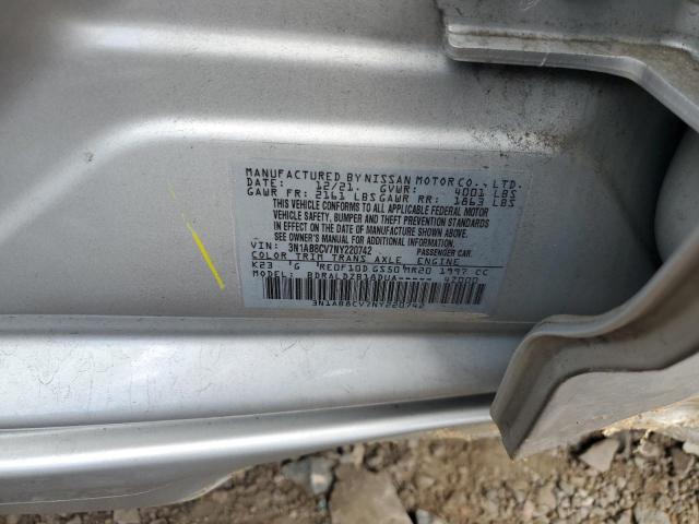 2022 NISSAN SENTRA SV 3N1AB8CV7NY220742