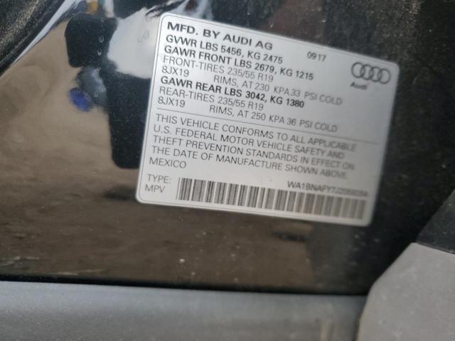 2018 AUDI Q5 PREMIUM WA1BNAFY7J2059284