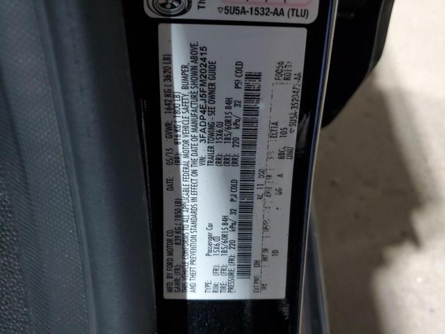 2015 FORD FIESTA SE 3FADP4EJ5FM202415