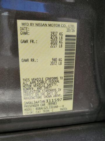 2017 NISSAN ALTIMA 2.5 - 1N4AL3AP7HN311597