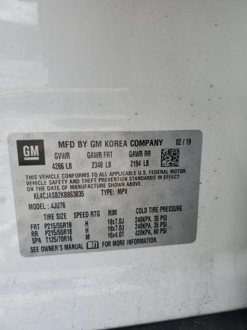 2019 BUICK ENCORE PRE KL4CJASB2KB863835