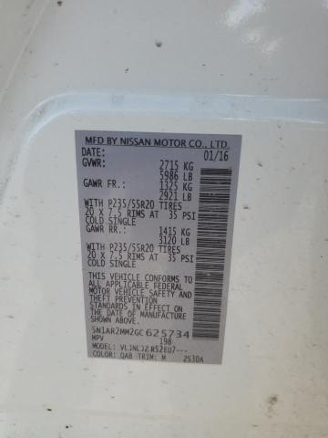 2016 NISSAN PATHFINDER S 5N1AR2MM2GC625734