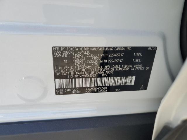 2025 TOYOTA RAV4 XLE - 2T3P1RFV2SW549023
