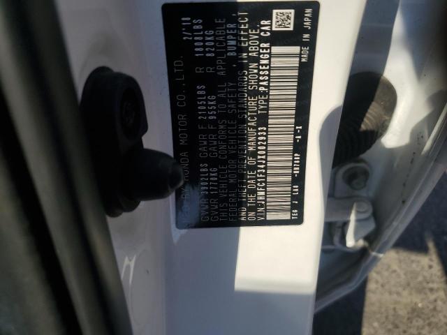 2018 HONDA CIVIC EX JHMFC1F34JX002933