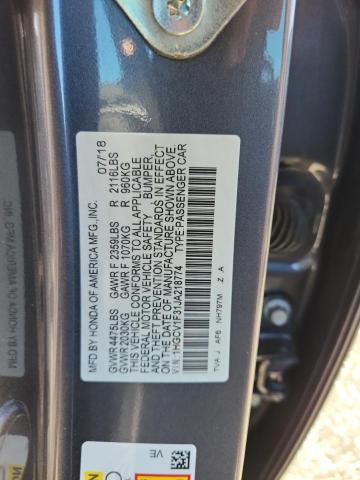 2018 HONDA ACCORD SPO 1HGCV1F31JA218774