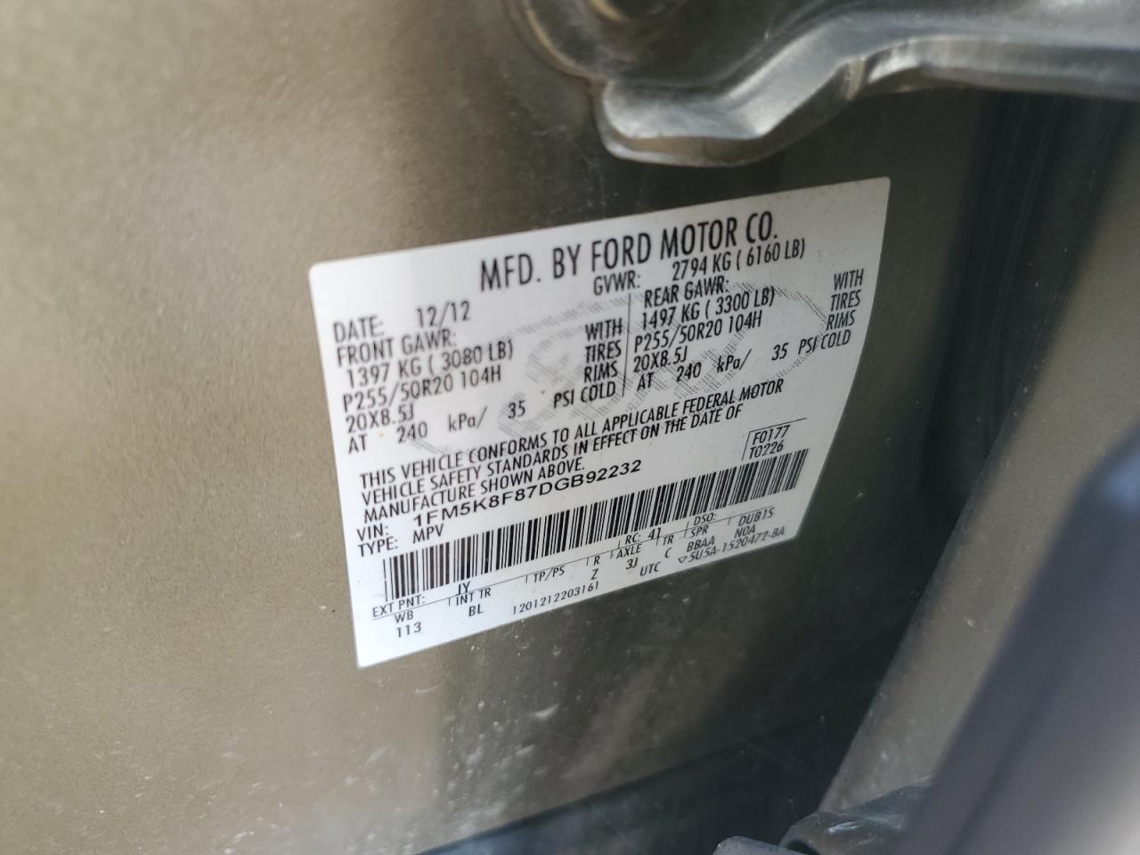 FORD EXPLORER LIMITED