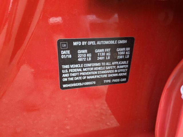 2018 BUICK REGAL TOURX ESSENCE W04GV8SX9J1095575