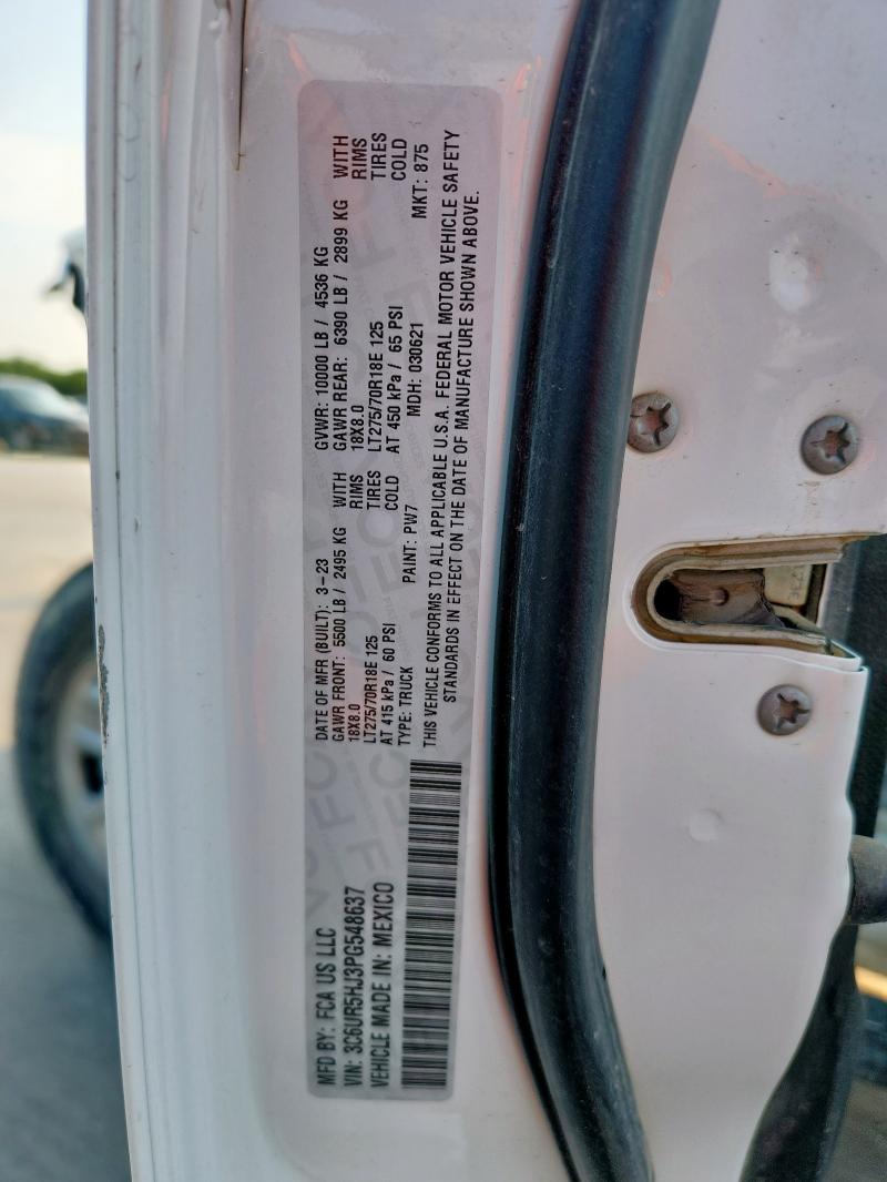 2023 RAM 2500 TRADE 3C6UR5HJ3PG548637