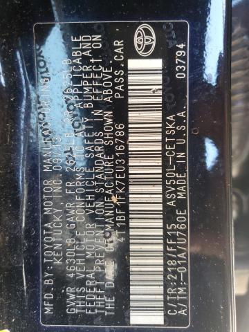 2014 TOYOTA CAMRY L - 4T1BF1FK7EU316786