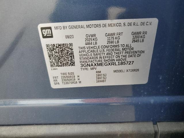 2024 CHEVROLET EQUINOX RS 3GNAXMEGXRL185727