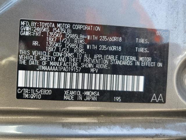 2023 TOYOTA BZ4X XLE JTMAAAAA1PA019157
