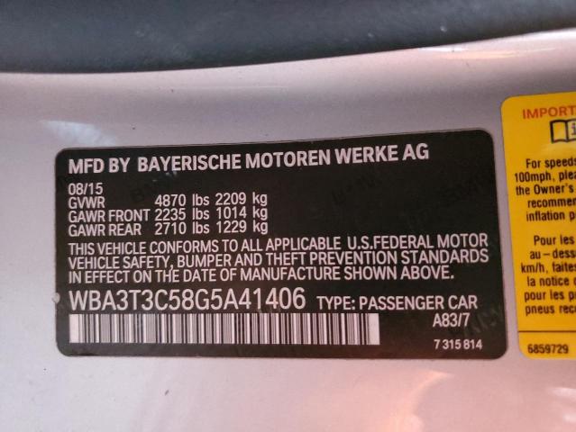 2016 BMW 435 I WBA3T3C58G5A41406