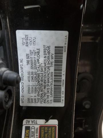 2016 HONDA CR-V EXL 5J6RM4H78GL003509