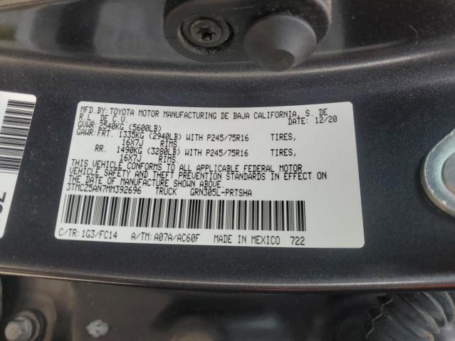 2021 TOYOTA TACOMA DOU 3TMCZ5AN7MM392696