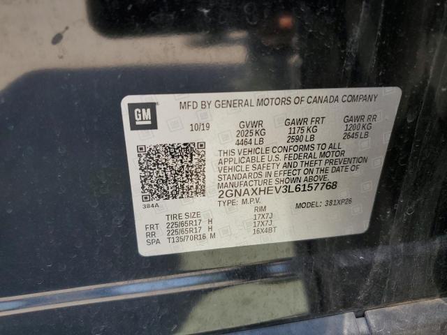 2020 CHEVROLET EQUINOX LS - 2GNAXHEV3L6157768