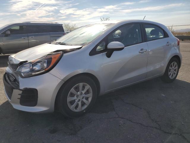 KIA RIO LX 2016 silver  gas KNADM5A36G6600280 photo #1