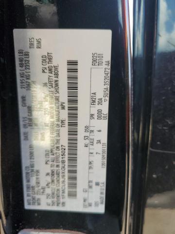 2016 FORD 1/2 TON - 1FMCU9J9XGUB15027