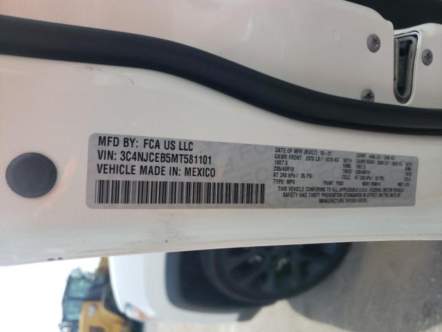 2021 JEEP COMPASS 80 3C4NJCEB5MT581101
