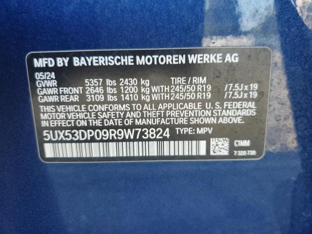 2024 BMW X3 XDRIVE30I 5UX53DP09R9W73824