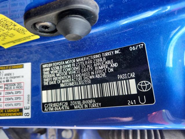 2018 TOYOTA C-HR XLE NMTKHMBX6JR021550