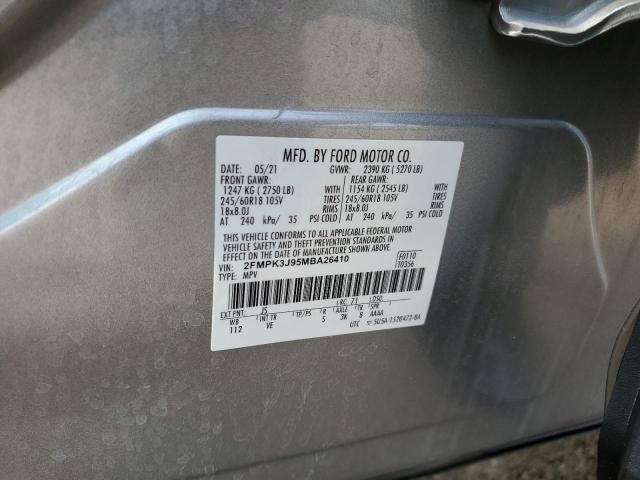 2021 FORD EDGE SEL 2FMPK3J95MBA26410