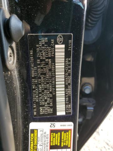 2020 TOYOTA CAMRY XLE 4T1F11AK8LU910954