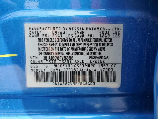 2023 NISSAN SENTRA SV - 3N1AB8CV9PY268603