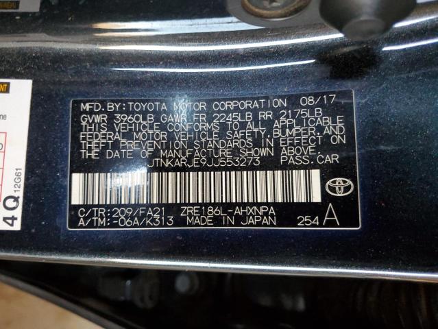 2018 TOYOTA COROLLA IM JTNKARJE9JJ553273