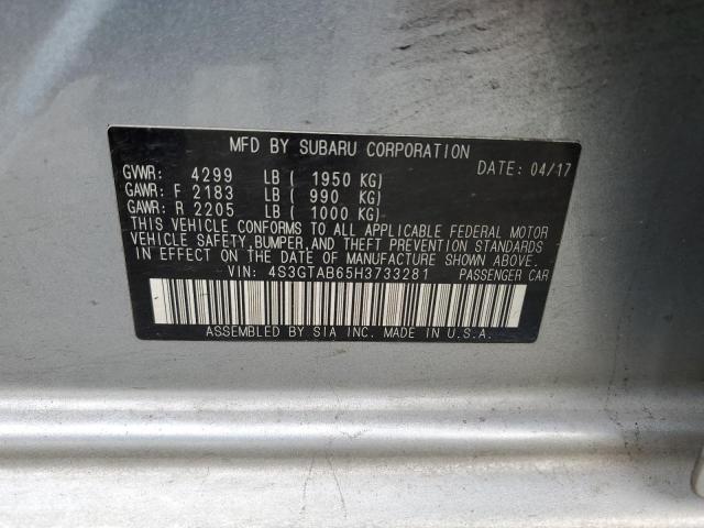2017 SUBARU IMPREZA PR 4S3GTAB65H3733281