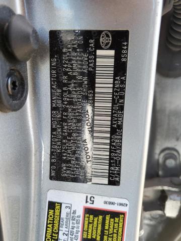 2018 TOYOTA CAMRY L - 4T1B11HK7JU638463