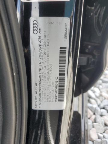 2015 AUDI A6 PREMIUM WAUFGAFCXFN042102