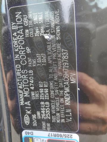 2017 KIA SPORTAGE L - KNDPMCAC6H7197837