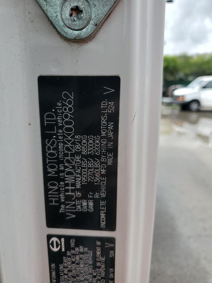 Lot #3265820243 2019 HINO 195