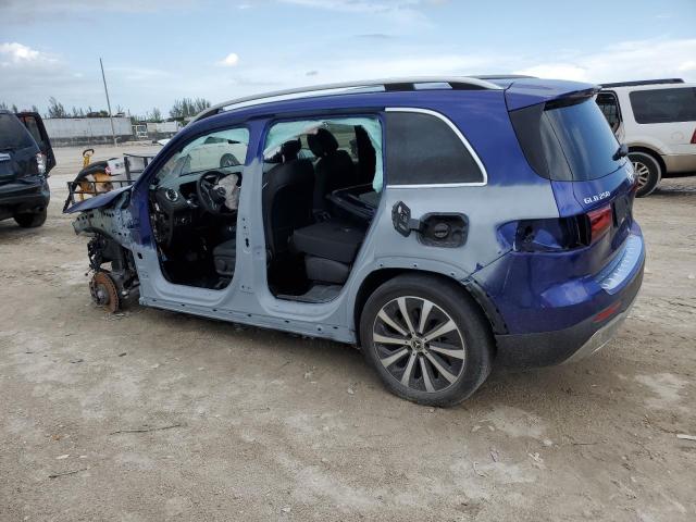 MERCEDES-BENZ GLB 250 2022 blue  gas W1N4M4GB2NW189719 photo #3