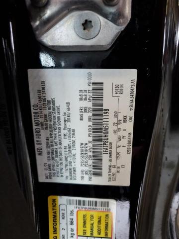 2021 FORD MUSTANG 1FATP8UH0M5111198