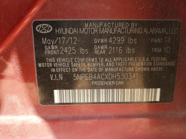 2013 HYUNDAI SONATA GLS - 5NPEB4ACXDH530341