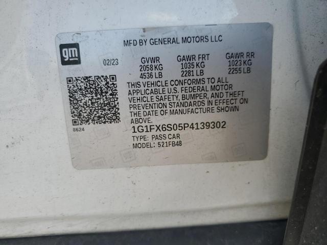 2023 CHEVROLET BOLT EV 2L 1G1FX6S05P4139302
