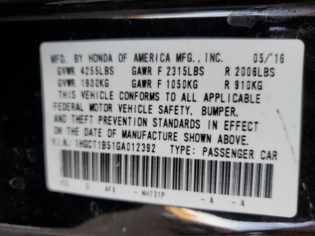 2016 HONDA ACCORD EX 1HGCT1B51GA012392