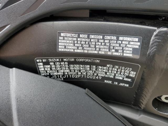 2023 SUZUKI GSX1300 RR JS1EJ11D2P7100249